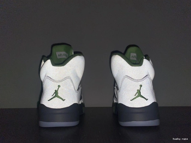 Cheap Husky Bean DM9014-003 (2022) Green Jordan Retro 5 0819